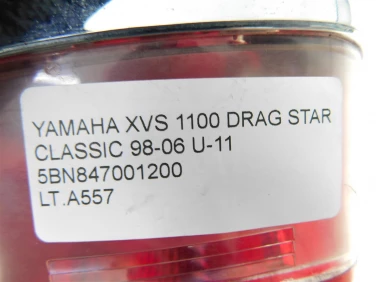 Lampa tyŁ tylna yamaha xvs 1100 drag star classic 98-06 u-11 5bn847001200
