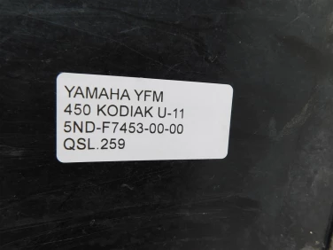 StopieŃ podnÓŻek lewy yamaha yfm 450 kodiak u-11 5nd-f7453-00-00