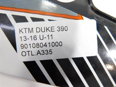 Ogon owiewka tyŁ lewy ktm duke 390 13-16 u-11 90108041000