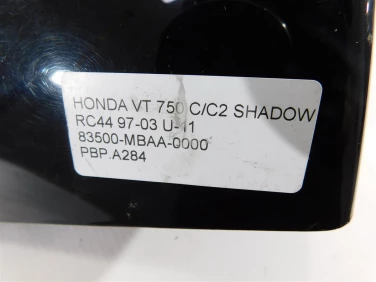 Pokrywa bok boczna prawa honda vt 750 c/c2 shadow rc44 97-03 u-11 83500-mbaa-0000