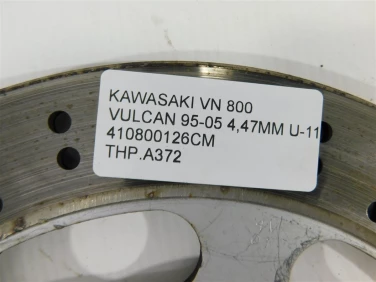 Tarcza hamulcowa przÓd kawasaki vn 800 vulcan 95-05 4,47mm u-11 410800126cm