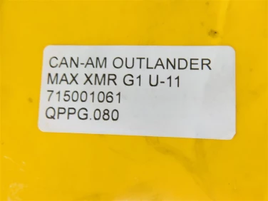 Plastik przÓd owiewka can-am outlander max xmr g1 u-11 715001061