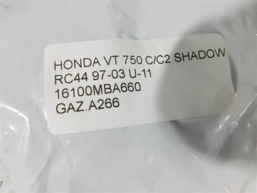 GaŹnik gaŹniki silnik honda vt 750 c/c2 shadow rc44 97-03 u-11 16100mba660