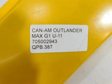 Plastik boczny owiewka can-am outlander max g1 u-11 705002943