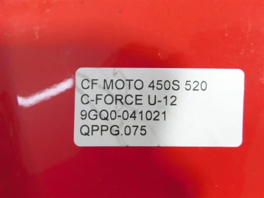 Plastik przÓd owiewka cf moto 450s 520 c-force u-12 9gq0-041021