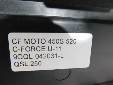 StopieŃ podnÓŻek lewy cf moto 450s 520 c-force u-11 9gql-042031-l