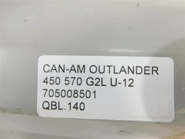 BŁotnik nadkole plastik can-am outlander 450 570 g2l u-12 705008501