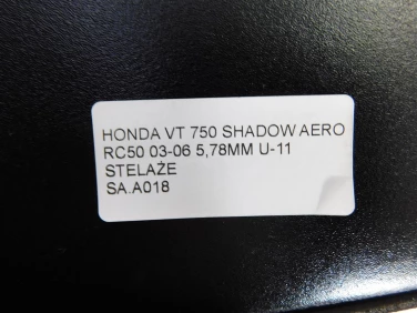 Sakwa skÓrzana kufer honda vt 750 shadow aero rc50 03-06 5,78mm u-11 stelaŻe