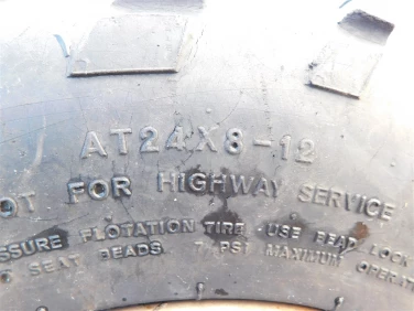 KoŁa komplet dwie sztuki at498 titan 24x8-12 24x11-12 polaris