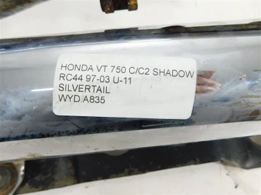 Wydech koŃcowy tŁumik honda vt 750 c/c2 shadow rc44 97-03 u-11 silvertail