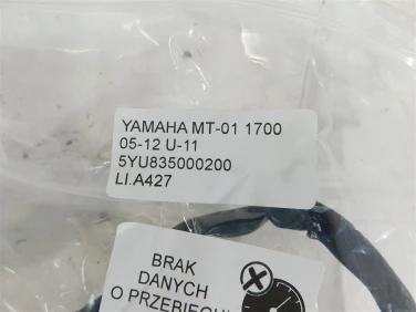 Licznik prĘdkoŚciomierz yamaha mt-01 1700 05-12 brak danych o przebiegu u-11 5yu835000200