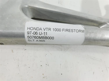 Set podnÓŻek lewy tyŁ honda vtr 1000 firestorm 97-06 u-11 50760mbb000