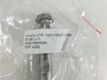 OŚ koŁa przÓd przednia honda vtr 1000 firestorm 97-06 u-11 44301mm5000