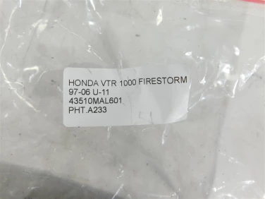Pompa hamulcowa tyŁ honda vtr 1000 firestorm 97-06 u-11 43510mal601