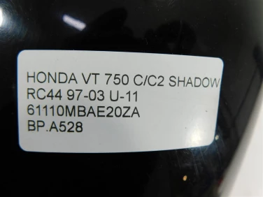 BŁotnik przÓd przedni honda vt 750 c/c2 shadow rc44 97-03 u-11 61110mbae20za
