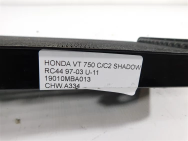 ChŁodnica wody przÓd honda vt 750 c/c2 shadow rc44 97-03 u-11 19010mba013