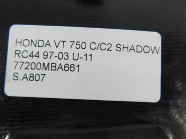 Siedzenie kanapa fotel honda vt 750 c/c2 shadow rc44 97-03 u-11 77200mba661