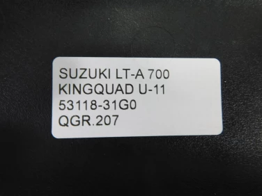 Plastik przÓd gril atrapa suzuki lt-a 700 kingquad u-11 53118-31go