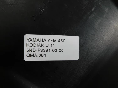 Maska plastik bŁotnik yamaha yfm 450 kodiak u-11 5nd-f3391-02-00