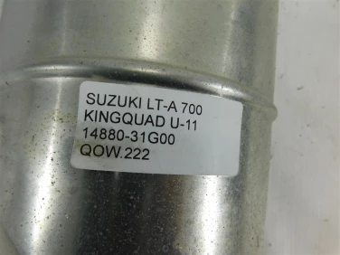 OsŁona tŁumika wydechu suzuki lt-a 700 kingquad u-11 14880-31g00