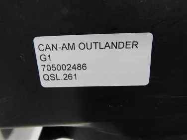 StopieŃ podnÓŻek lewy can-am outlander g1 705002486