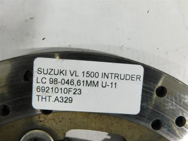 Tarcza hamulcowa tyŁ suzuki vl 1500 intruder lc 98-04 6,61mm u-11 6921010f23