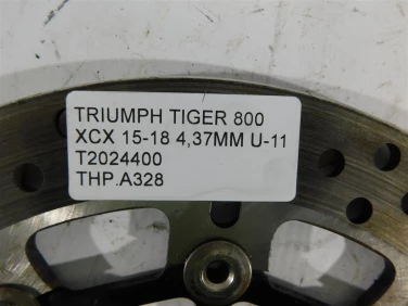 Tarcza hamulcowa przÓd triumph tiger 800 xcx 15-18 4,37mm u-11 t2024400