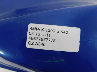 OsŁona nakŁadka zbiornik bmw k 1300 s k40 08-16 u-11 46637677775