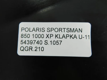 Plastik przÓd gril atrapa polaris sportsman 850 1000 xp klapka u-11 5439740