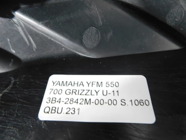 Bumper zderzak rura yamaha yfm 550 700 grizzly u-11 3b4-2842m-00-00