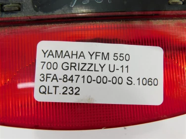 Lampa tyŁ tylna yamaha yfm 550 700 grizzly u-11 3fa-84710-00-00