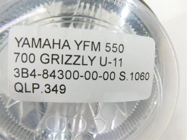 Lampa przÓd przednia yamaha yfm 550 700 grizzly u-11 3b4-84300-00-00