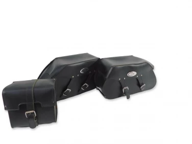 SAKWA SKÓRZANA KUFER SUZUKI VL 1500 INTRUDER LC 98-04 STELAŻE U-11 LEDRIE