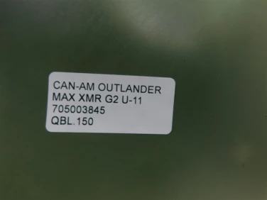 BŁotnik nadkole plastik can-am outlander max xmr g2 u-11 705003845
