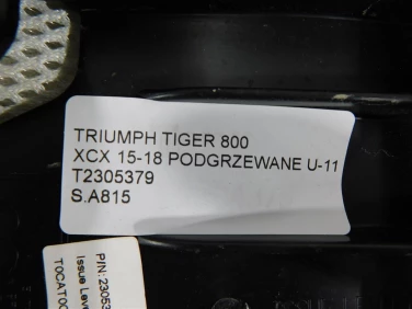 Siedzenie kanapa fotel triumph tiger 800 xcx 15-18 podgrzewane u-11 t2305379