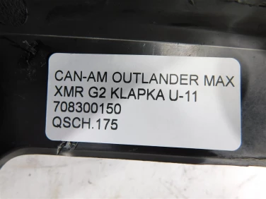 Schowek plastik can-am outlander max xmr g2 klapka u-11 708300150