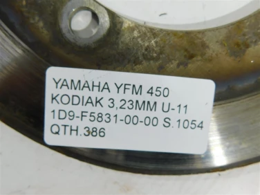 Tarcza hamulec yamaha yfm 450 kodiak 3,23mm u-11 1d9-f5831-00-00