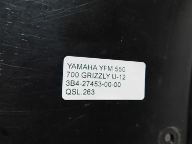 StopieŃ podnÓŻek lewy yamaha yfm 550 700 grizzly u-12 3b4-27453-00-00
