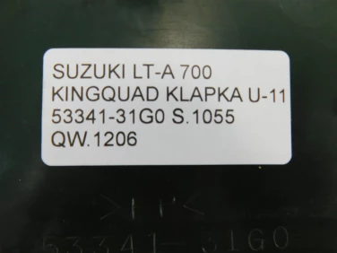 WypeŁnienie plastik suzuki lt-a 700 kingquad klapka u-11 53341-31go