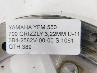 Tarcza hamulec yamaha yfm 550 700 grizzly 3,22mm u-11 3b4-2582v-00-00