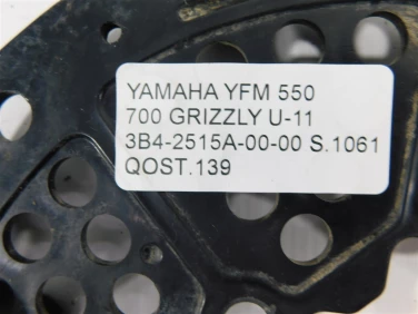OsŁona tarczy hamulcowej yamaha yfm 550 700 grizzly u-11 3b4-2515a-00-00