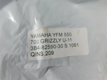 Instalacja wiĄzka yamaha yfm 550 700 grizzly u-11 3b4-82590-30