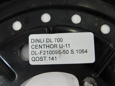 OsŁona tarczy hamulcowej dinli dl 700 centhor u-11 dl-f210095-50