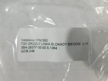 DŹwignia zmiany biegÓw yamaha yfm 550 700 grizzly linka blokady biegÓw u-11 3b4-2637f-00-00