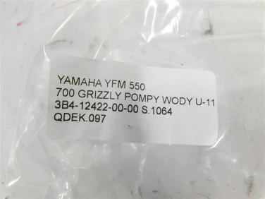 Dekiel pokrywa yamaha yfm 550 700 grizzly pompy wody u-11 3b4-12422-00-00