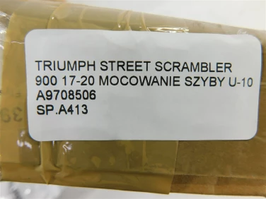 StelaŻ przÓd przedni triumph street scrambler 900 17-20 mocowanie szyby u-10 a9708506 68