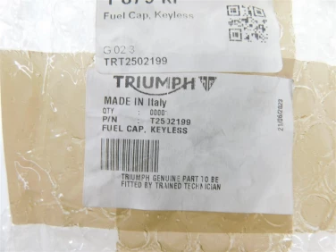 Korek wlewu paliwa triumph speed triple 1200 rs 21-24 u-10 t2502199