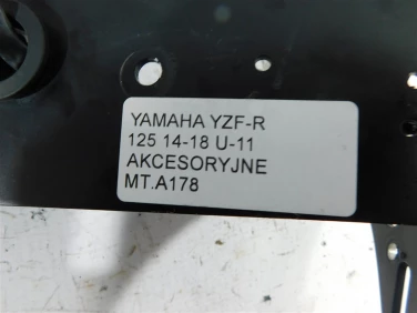 Mocowanie tablicy bŁotnik yamaha yzf-r 125 14-18 u-11 akcesoryjne
