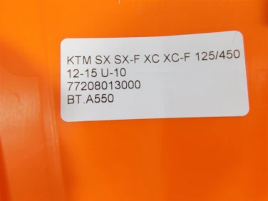 BŁotnik tyŁ tylny ktm sx sx-f xc xc-f 125/450 12-15 u-10 77208013000