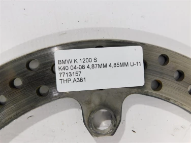 Tarcza hamulcowa przÓd bmw k 1200 s k40 04-08 4,87mm 4,85mm u-11 7713157